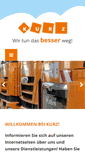 Mobile Screenshot of kurz-entsorgung.de